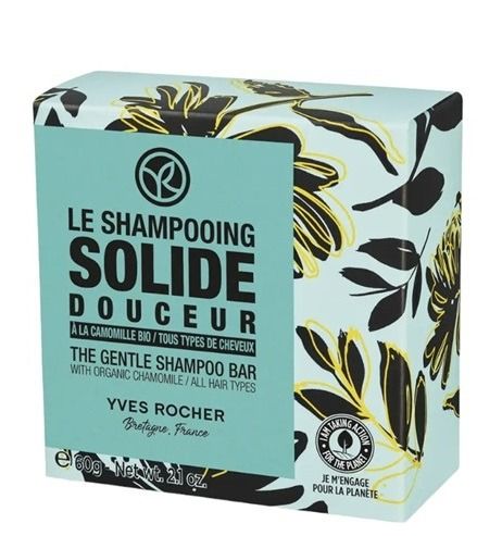 Yves Rocher Solide Твърд шампоан за чувствителен скалп 60 гр