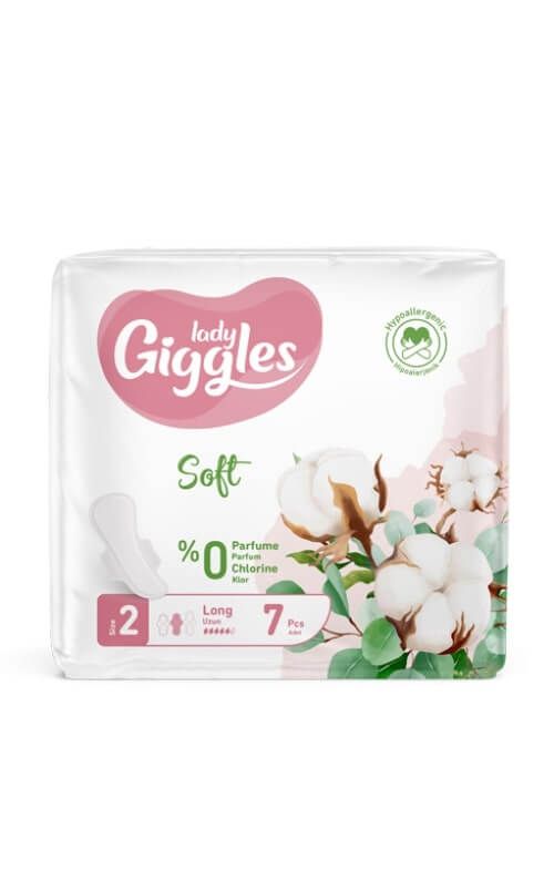 Giggles Lady Soft Дамски превръзки Long х 7 броя