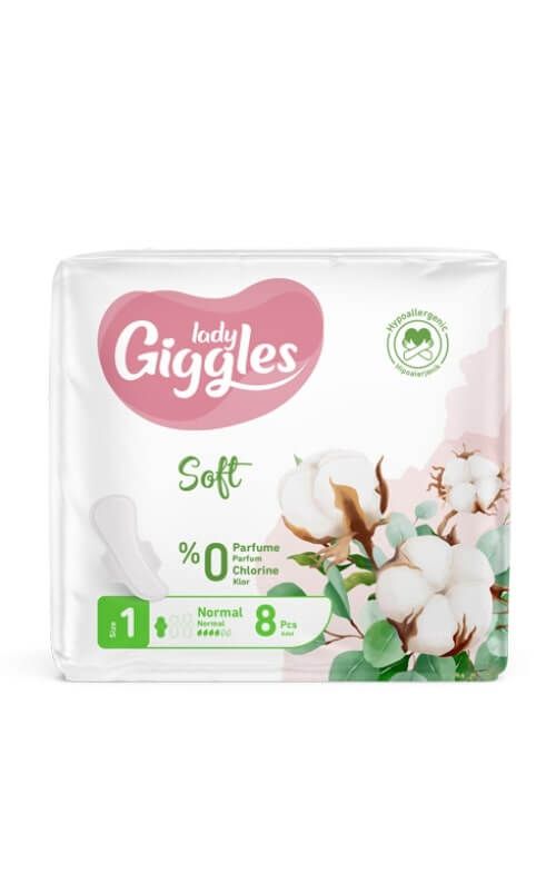 Giggles Lady Soft Дамски превръзки Normal х 8 броя