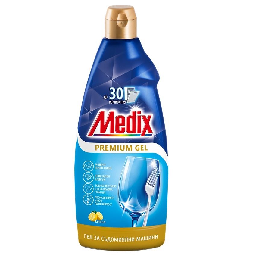 Medix Premium Gel Гел за съдомиялни машини 600 мл
