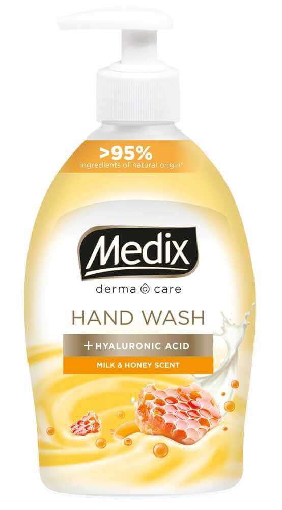 Medix Derma Care Milk & Honey Течен сапун за ръце 400 мл Помпа