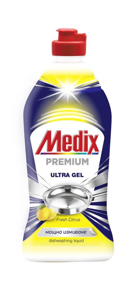 Medix Premium Gel Kонцентриран гел за съдове Цитрус 415 мл