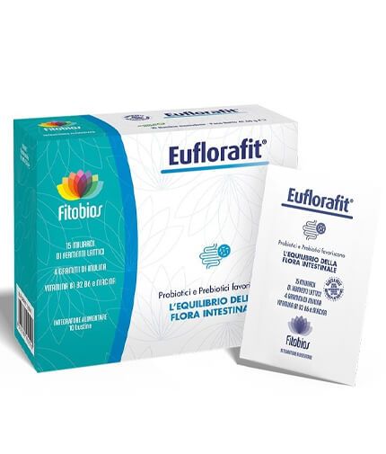 Euflorafit Пробиотици, пребиотици и витамини х 10 сашета Fitobios