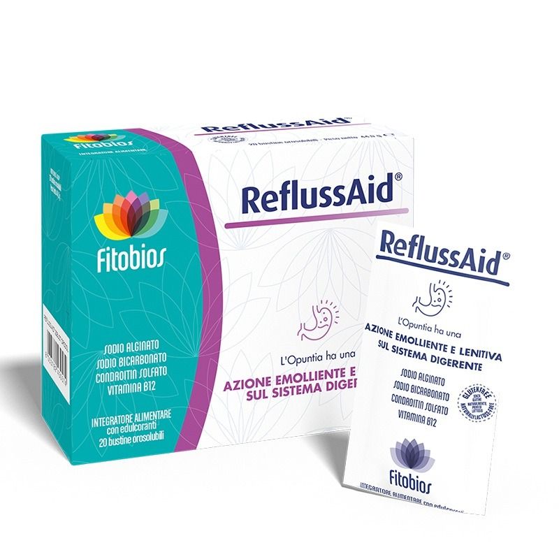 Refluss Aid При киселини, рефлукс и стомашен дискомфорт х 20 сашета Fitobios