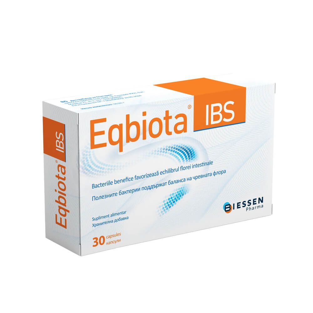 Eqbiota IBS Пробиотик за баланс на чревната флора х 30 капсули Biessen Pharma