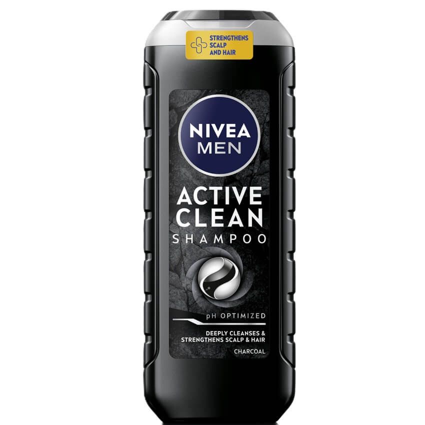 Nivea Men Active Clean Шампоан за мъже с активен въглен 500 мл