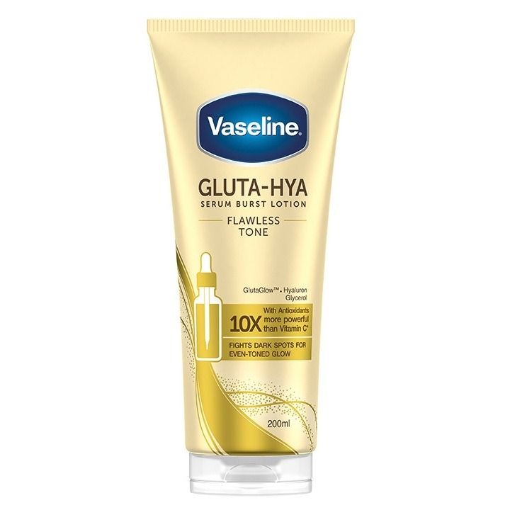Vaseline Gluta-Hya Flaw Less Tone Серум лосион за тяло 200 мл