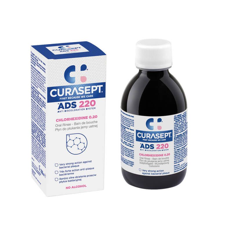 Curasept ADS DNA 220 Вода за уста за интензивна терапия с 0.20% хлорхексидин 200 мл