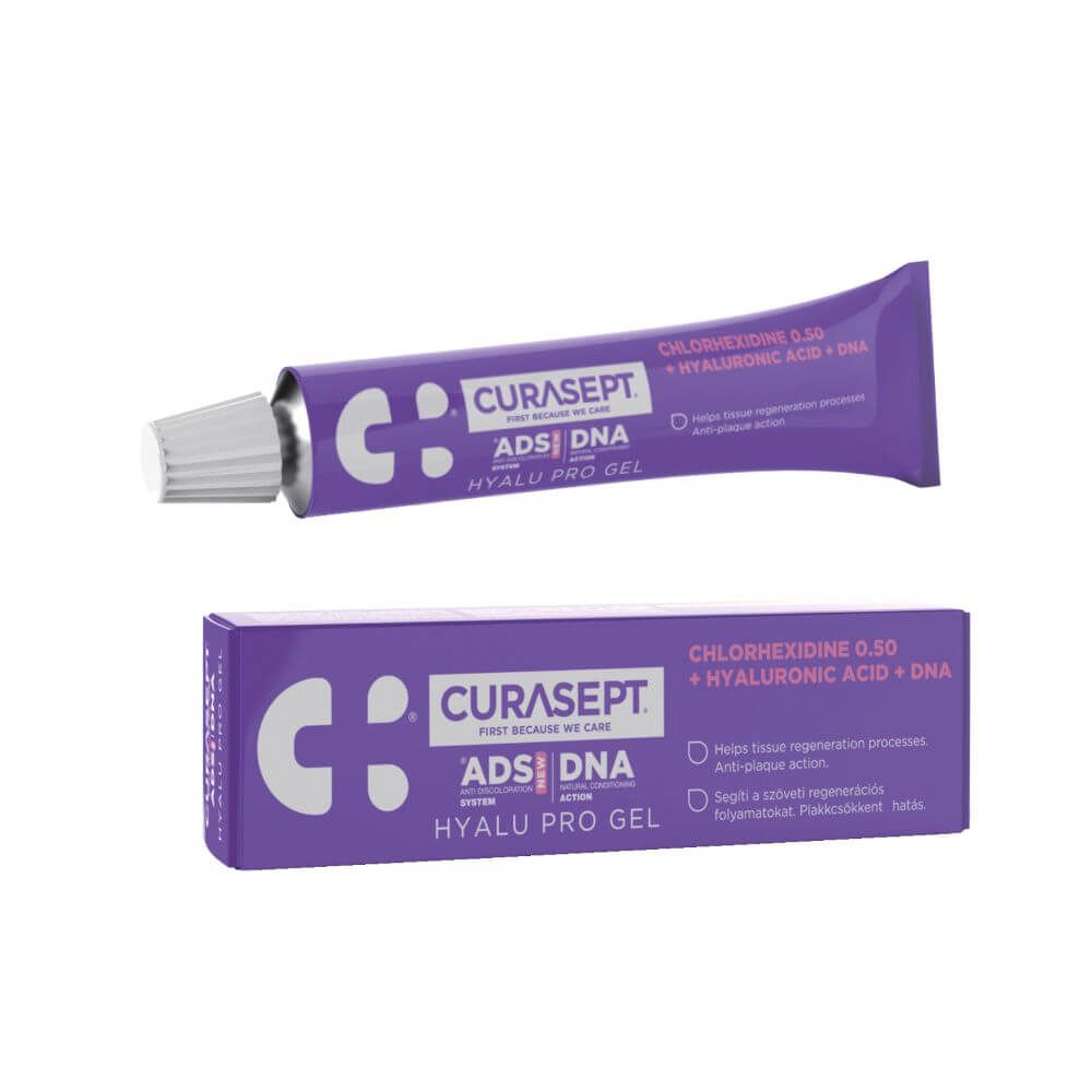 Curasept ADS NEW DNA Hyalu Pro Гел за локална терапия с 0.5% хлорхексидин и хиалурон 30 мл