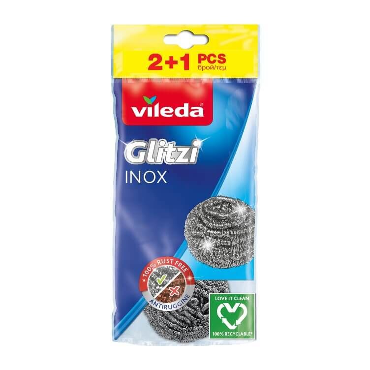 Vileda Inox Домакинска тел 2+1 броя
