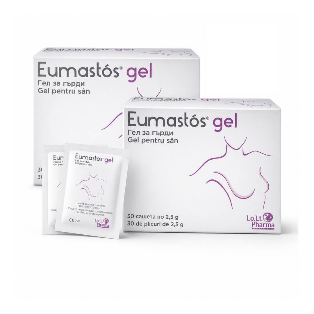 Eumastos Гел за гърди х 30 сашета Lo.Li. Pharma 2 бр. Комплект
