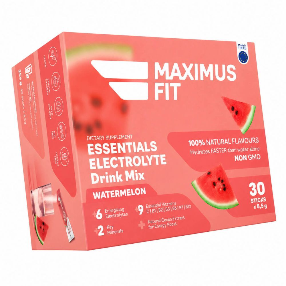 MaximusFit Електролити на прах с витамини и минерали - вкус диня х 30 стика
