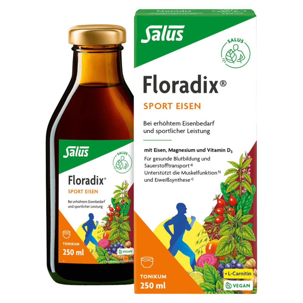 Floradix Билкова кръв Спорт 250 мл Salus