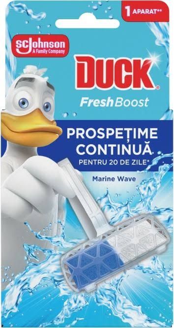 Duck Fresh Boost Ароматизиращо тоалетно блокче Marine Wave 16 г