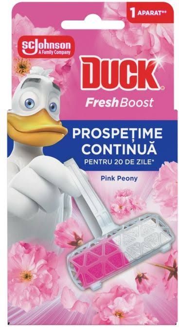 Duck Fresh Boost Ароматизиращо тоалетно блокче Pink Peony 16 г