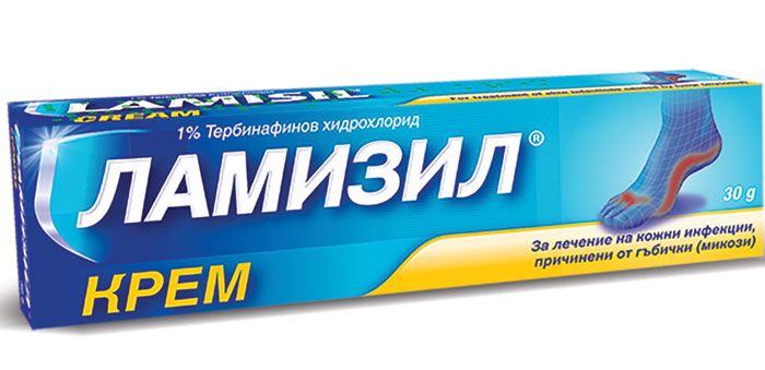 Ламизил Крем за лечение на кожни инфекции, причинени от гъбички (микози) 1% х30 грама GlaxoSmithKline