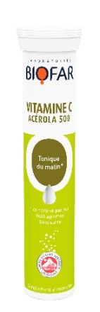 Biofar Vitamine C + Acerola 20 ефервесцентни таблетки