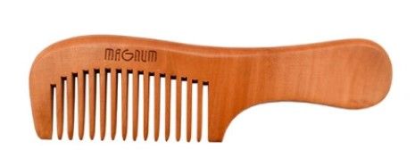 Magnum Natural DS004 Гребен за коса от крушово дърво с дръжка