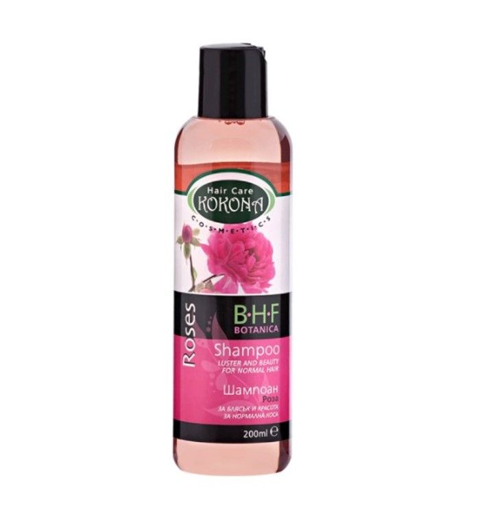 Kokona Hair Care B.H.F. Botanica Шампоан за нормална коса с роза 200 мл