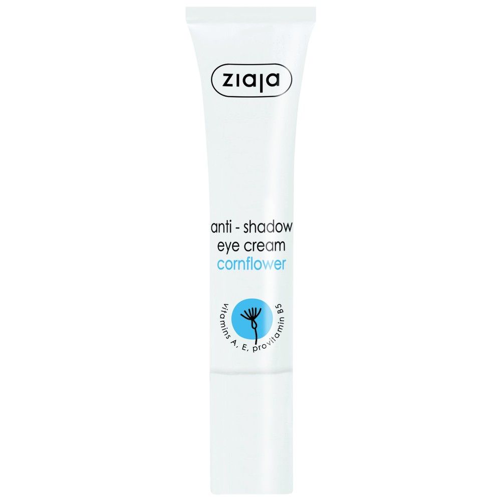 Ziaja Anti-Shadow Eye Cream Cornflower Жая Околоочен крем против тъмни кръгове с екстракт от метличина 15 мл