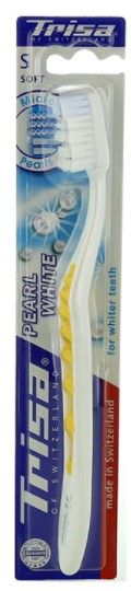 Trisa Pearl White Soft Избелваща четка за зъби