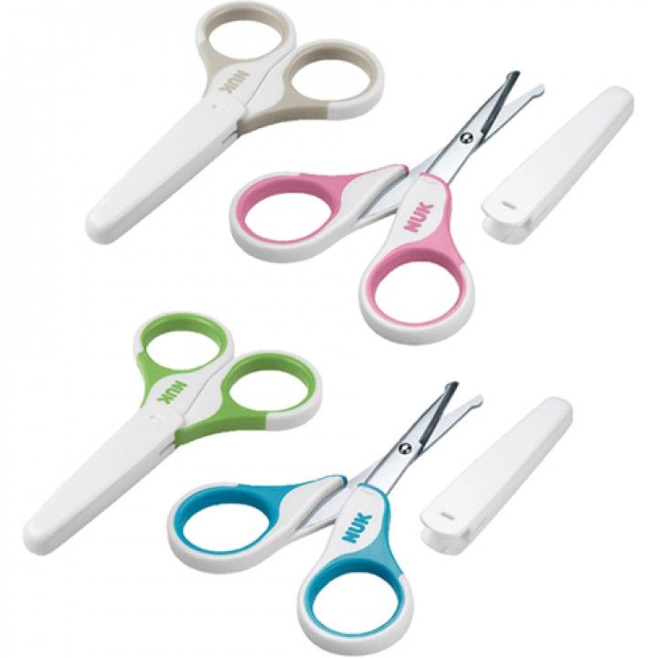 Nuk Baby nail scissors ножичка с предпазител за новородено