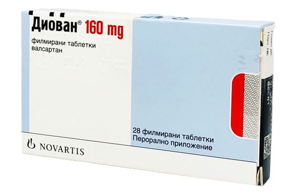 Диован ФК 160 мг х 28 таблетки Novartis