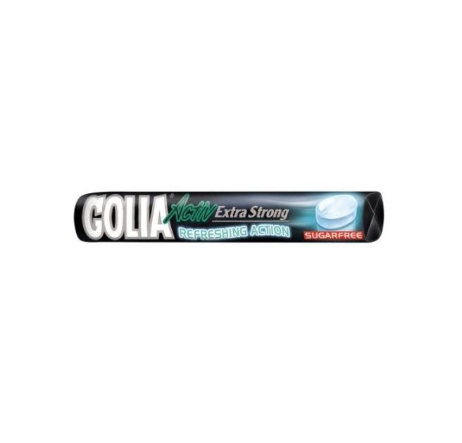 Golia Aktiv Extra Strong Бонбони при гърлобол Без захар х 10 бр Perfetti Van Melle
