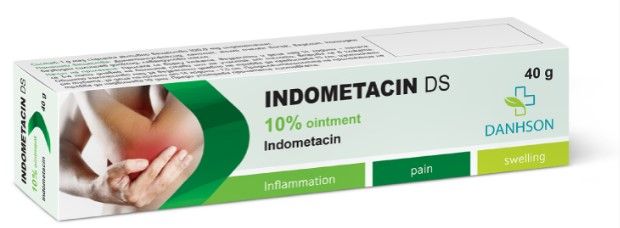 Indometacin DS Маз при болка и възпаление 10% 40 гр Danhson