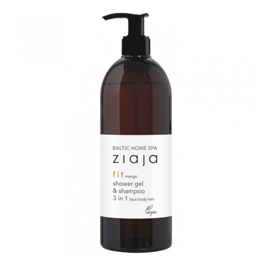 Ziaja Baltic Home Spa Fit Mango Душ гел и шампоан 3в1 за коса, тяло и лице 500 мл