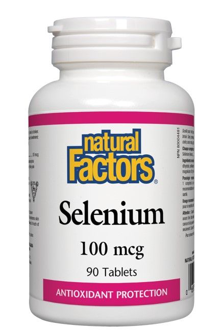 Natural Factors Selenium Селен антиоксидант 100 мкг х 90 таблетки