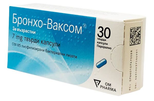 Бронхо-ваксом за възрастни 7 мг х 30 капсули OM Pharma