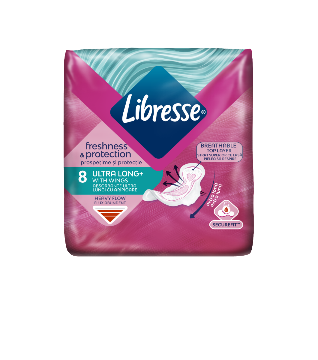 Libresse Ultra Long+ Дамски превръзки х 8 бр