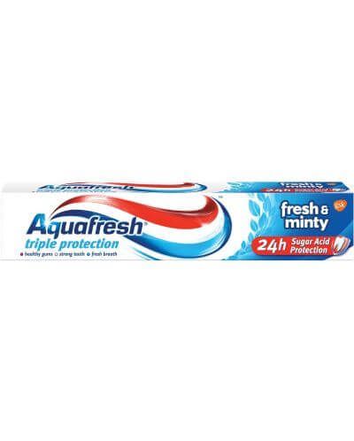 Aquafresh Triple Protection Fresh & Minty Паста за зъби синя 75 мл