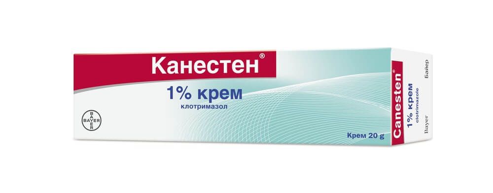 Канестен крем за лечение на гъбични инфекции (микози) по кожата и краката х 20 г Bayer