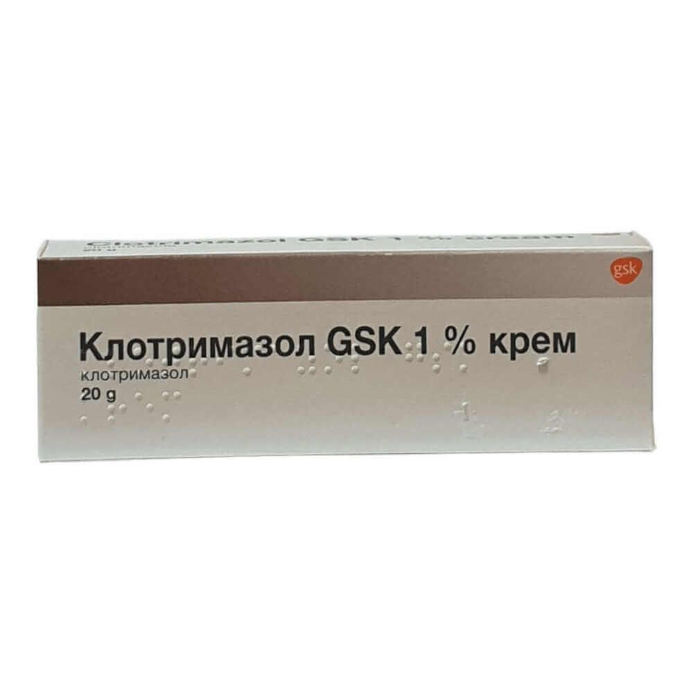 Клотримазол Крем 1% 20 г GlaxoSmithKline