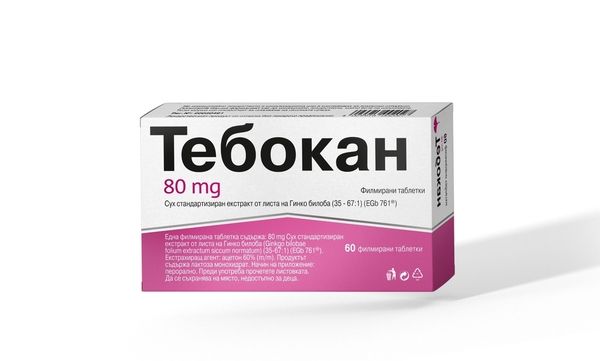 NaturProdukt Тебокан 80 мг х60 филмирани таблетки