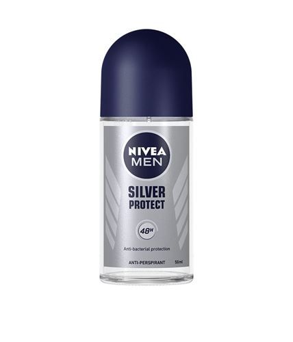 Nivea Men Silver Protect Антиперспирант рол-он против изпотяване за мъже 50 мл