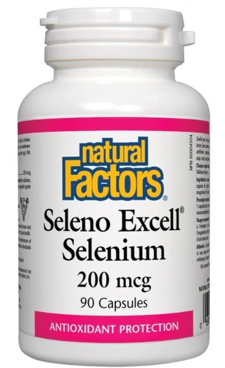 Natural Factors Selenо Excell Селен антиоксидант 200 мкг х 90 капсули
