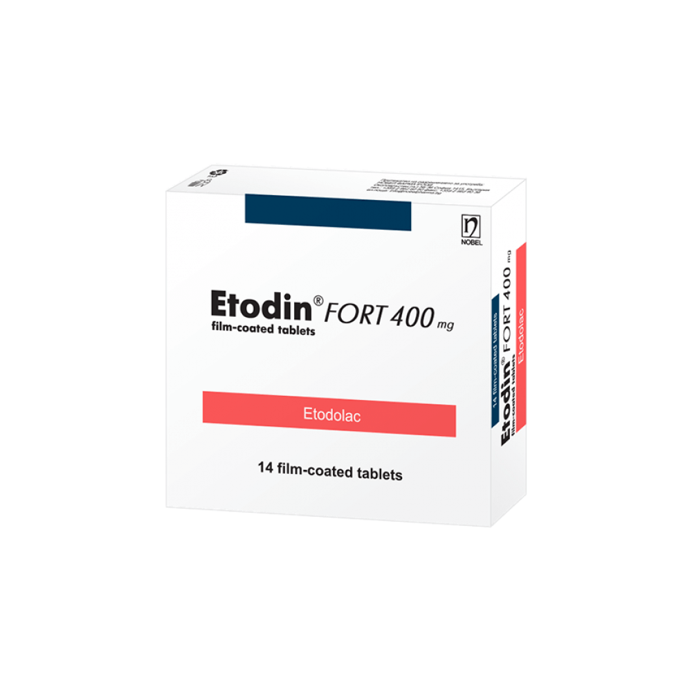 Етодин Форт 400 мг х 14 таблетки Nobel Pharma