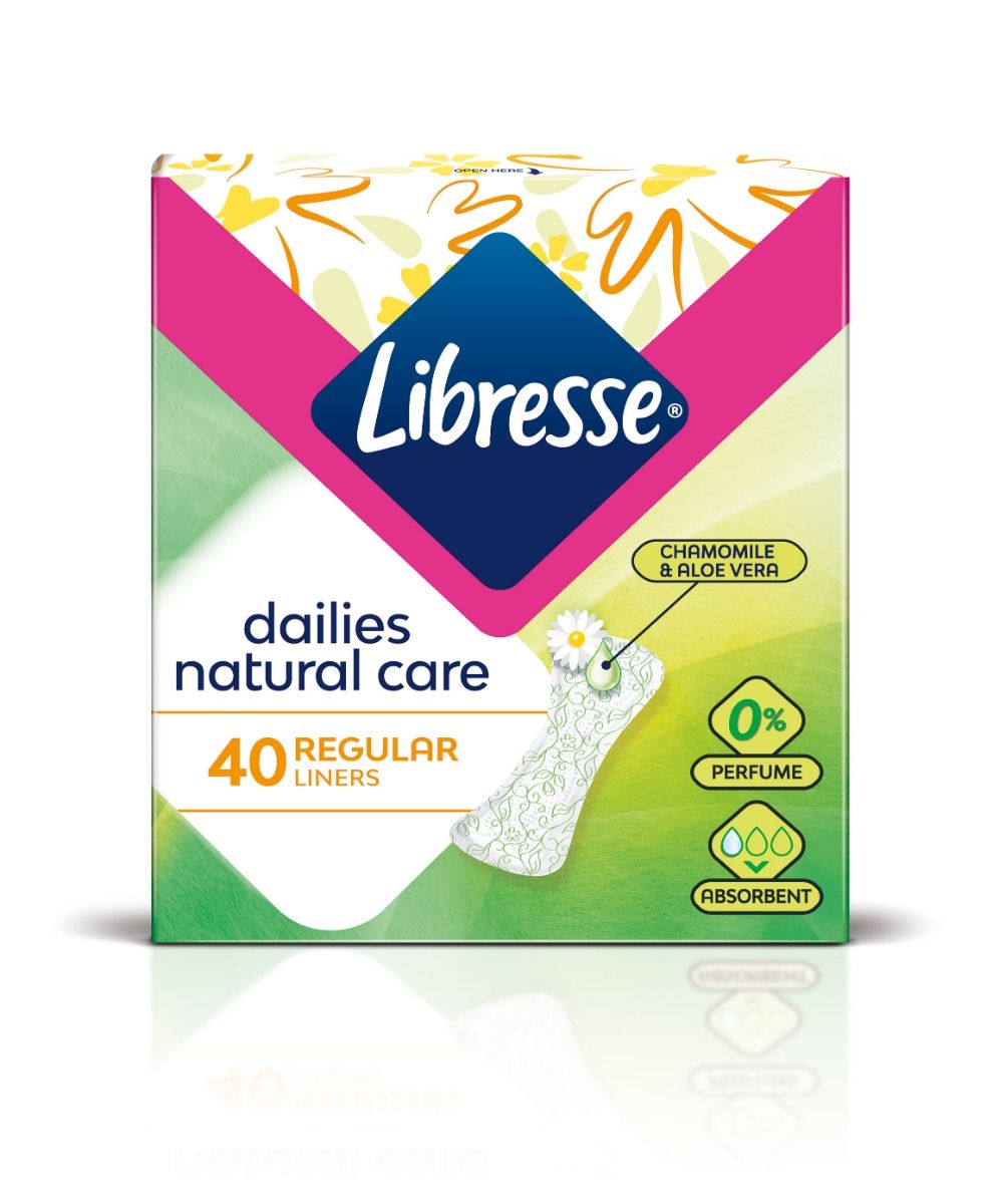 Libresse Natural Care Regular Ежедневни дамски превръзки x 40 бр.