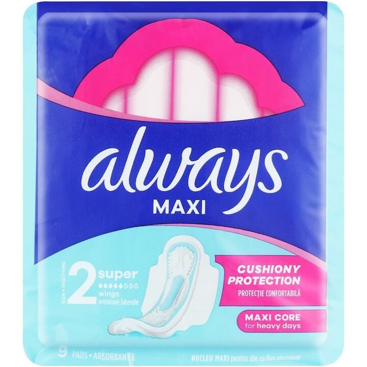 Always Classic Maxi Дамски превръзки x9 бр