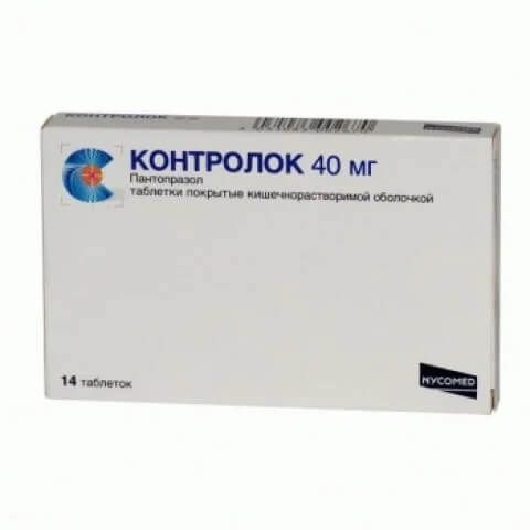 Контролок 40 мг х 14 таблетки Никомед
