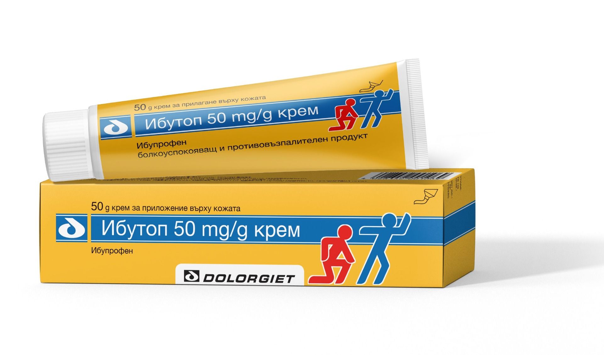 NaturProdukt Ибутоп Крем при болки в ставите и мускулите 50 гр