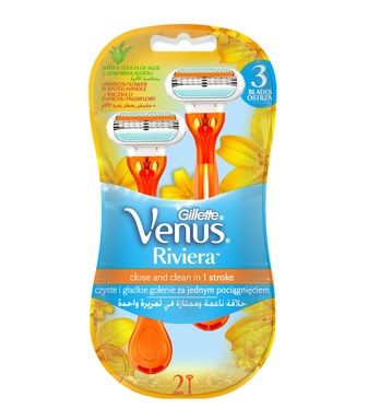 Gillette Venus Riviera Дамска самобръсначка еднократна х2 бр