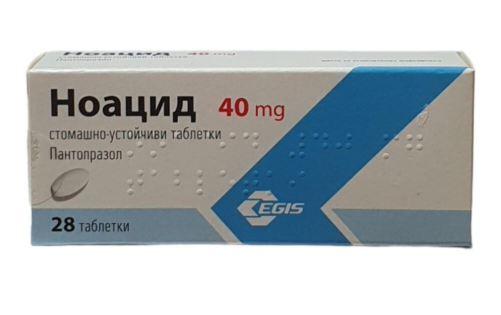 Ноацид 40 мг х 28 таблетки Еgis