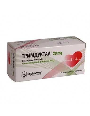 Тримдуктал 20 мг х 60 таблетки Sopharma