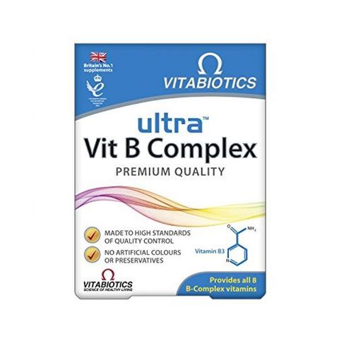 Ultra Витамин B комплекс x60 таблетки Vitabiotics