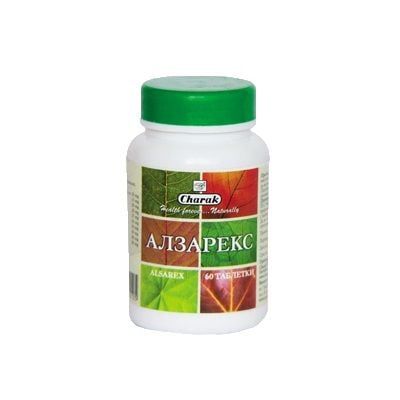 Алзарекс при стомашни проблеми х 60 таблетки Charak