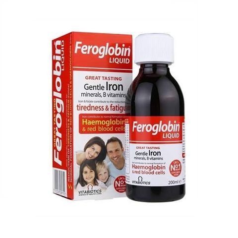 Feroglobin B12 Liquid Сироп с желязо 200 мл Vitabiotics